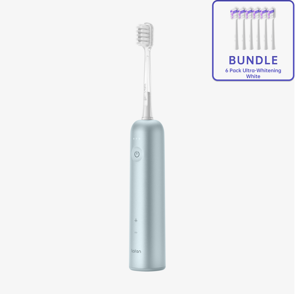 Bundle - Wave (Aluminum Alloy) + Toothbrush Head (6-Pack)